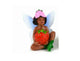 Fruit Fairy Baby of Color Holding a Strawberry