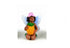 Fruit Fairy of Color, African American Baby Holding a Pineapple, Fairy Cake Topper