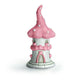 Miniature Pink Roof Fairy House