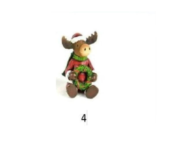 Choice of Christmas Moose Miniatures